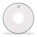 22" Remo Clear Controlled Sound Drumhead, White Dot Bass Drum Drumhead, DISCONTINUED, IN STOCK
