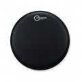 6" Response 2 Black Coated Two Ply Drumhead By Aquarian