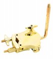 dFd Medium Single L-Rod Mount With Clamp, Brass, 10.5mm, DISCONTINUED, IN STOCK
