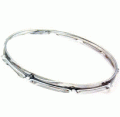 16" 8 Hole Chrome 3.0mm Triple Flange Drum Hoop