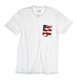 DW American Flag Pocket White T-Shirt - Large, DISCONTINUTED/LIMITED STOCK