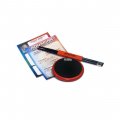 Aquarian Quik Bounce 6" Practice Pad Set, With Sticks And Rudiment Chart