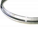 14" Heavy Duty Double Flange 2.3mm Hoop By dFd, Brass or Black, DISCONTINUED, IN STOCK