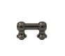 1" Double Ended Tube Lug, Drum Lug, Black Nickel