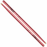 Zildjian 5A Wood Tip Drumsticks - Chroma Pink