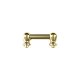 1 9/16" Worldmax Double-Ended Tube Lug, Solid Brass - Brass Finish