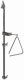 Gibraltar Deluxe Triangle Holder Clamp With Nylon Cord, SC-DTC