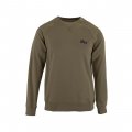 DW Logo Crewneck Olive Green Sweatshirt - Medium