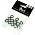 Pearl 12-Pack Of Black Nylon Tension Rod Washers, NLW12B/12