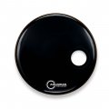Aquarian 14" Regulator Side-Ported Single-Ply Bass Drum Head - Black