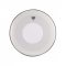 24" Remo Powerstroke 4 Bass Drum Head With White Dot on Top - Smooth White, DISCONTINUED, IN STOCK