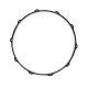 Pearl 14" Snare-Side Super Hoop With 10 Holes - Black