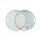 22" Aquarian Force I and Force II White Bass Drum Head Pack