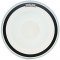 18" Impact III Coated Single Ply Bass Drumhead With Muffle Ring And Power Dot, By Aquarian