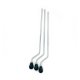 Set of 3 Pearl Air Suspension 9.5mm Floor Tom Legs - Chrome