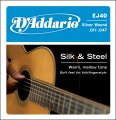 D'Addario EJ40 Silk & Steel Folk Guitar Strings, 11-47