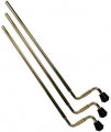 DW Aluminum 21 Inch Floor Tom Legs, Gold, Set Of 3, DWSMFLT21ALGD