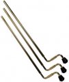 DW Aluminum 21 Inch Floor Tom Legs, Gold, Set Of 3, DWSMFLT21ALGD, DISCONTINUED, IN STOCK