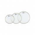 Super-2 Series Two Ply Clear Tom Drum Drumhead Pack, 10, 12, And 16 Inch Heads, By Aquarian