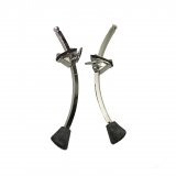 Ludwig Classic Heavy Duty Bass Drum Spurs With Mounting Brackets, Pair