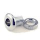 1/2" Threaded Air Vent Grommet, For Shells 5/16 To 7/16" Thick, Chrome, Brass, Black