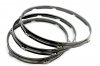 18" 8 Hole Black Nickel 3.0mm Triple Flange Tom Drum Hoop, DISCONTINUED, IN STOCK