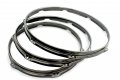 10" 6 Hole Black Nickel 3.0mm Triple Flange Tom Or Snare Drum Hoop