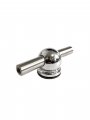 Aluminum Sphere Turret Single Point Double Ended Tom Or Snare Drum Lug, Chrome
