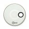22" Regulator Side Ported White Single Ply Bass Drumhead By Aquarian