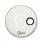 22" Regulator Side Ported White Single Ply Bass Drumhead By Aquarian