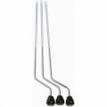 Pearl Floor Tom Legs For EXX And EXL, Chrome, Set Of 3, FTL-07C/3