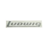 Ludwig Block Logo Decal With Individual Lettering, 13