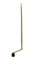 Single Floor Tom Leg, Low Profile, 10.5mm x 21", Brass