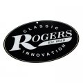 Rogers Logo Metal Sign, 12" x 8"