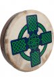 Bodhran, 18" x 3 1/2", Tune In, Sheesham Celtic Cross