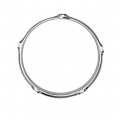 WorldMax 8" Triple-Flange Hoop With 5 Holes - Chrome