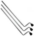DW Aluminum 21 Inch Floor Tom Legs, Satin Chrome, Set Of 3, DWSMFLT21ALSC