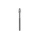 Drum Tension Rod w/Washer, 2 1/2", 63mm Chrome Brass Black