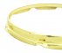14" 10 Hole Brass Plated 2.3mm Stick Saver Drum Hoop Snare Side, DISCONTINUED, IN STOCK