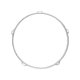 12" 5 Hole 2.3mm Triple Flange Drum Hoop, Chrome Plating, DISCONTINUED, IN STOCK