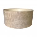 dFd 6.5x14 6 Ply Maple Core With Ash Burl Veneer Unfinished Snare Shell, With Edges And Snare Beds