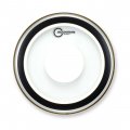24" Aquarian Studio-X Bass Drum Head With Power Dot - Clear