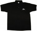 DW Black Polo Shirt With White Embroidered DW Logo, Limited Availability/Discontinued