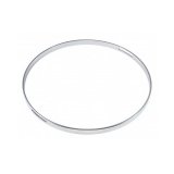 WorldMax 13" 4.5mm Steel No-Flange Snare-Side Hoop - Chrome