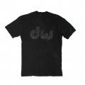 DW Black-on-Black Foil Logo Tee - Extra-Large DW Black-on-Black Foil Logo Tee - Extra-Large