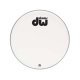 DW 22" 2-Ply AA Coated Bass Drum Head - White