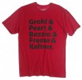 DW Grohl & Peart Red T-Shirt