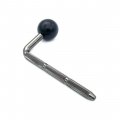 12.7mm Ball L-Rod Arm, Black Nickel Plated, LRB-03NB, DISCONTINUED, IN STOCK