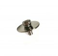 Chrome Mounting Screw, S-9X, FL-33B, SP-39, SP-50 Spurs And Agile Tube Lugs, 12mm Long For Wood Shells