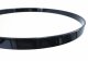 22" dFd 6 Ply 1.5 Inch Wide Maple Bass Drum Hoop, Black Lacquer